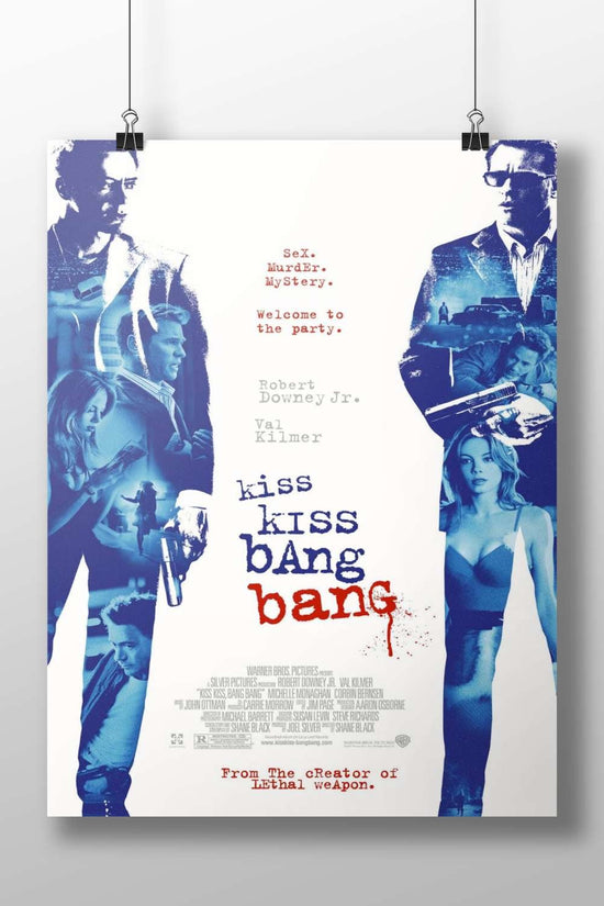 The movie "Kiss Kiss Bang Bang" starring Robert Downey Jr. and Val Kilmer. Main Subject: The movie "Kiss Kiss Bang Bang"