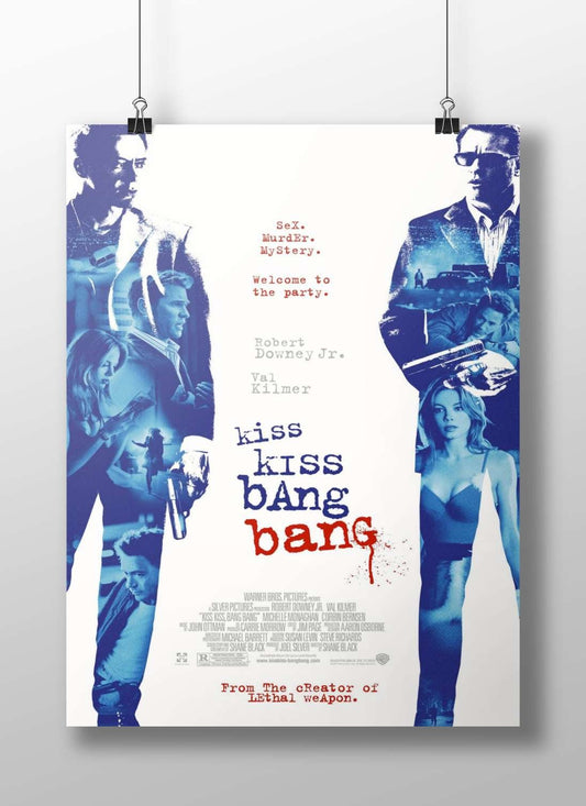The movie "Kiss Kiss Bang Bang" starring Robert Downey Jr. and Val Kilmer. Main Subject: The movie "Kiss Kiss Bang Bang"