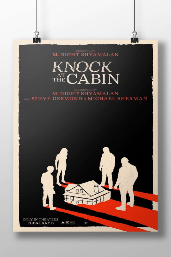 Knock at the Cabin Main Subject: Knock at the Cabin Matte BoizzBoard rigid print — Art wall art India | PosterBoizz