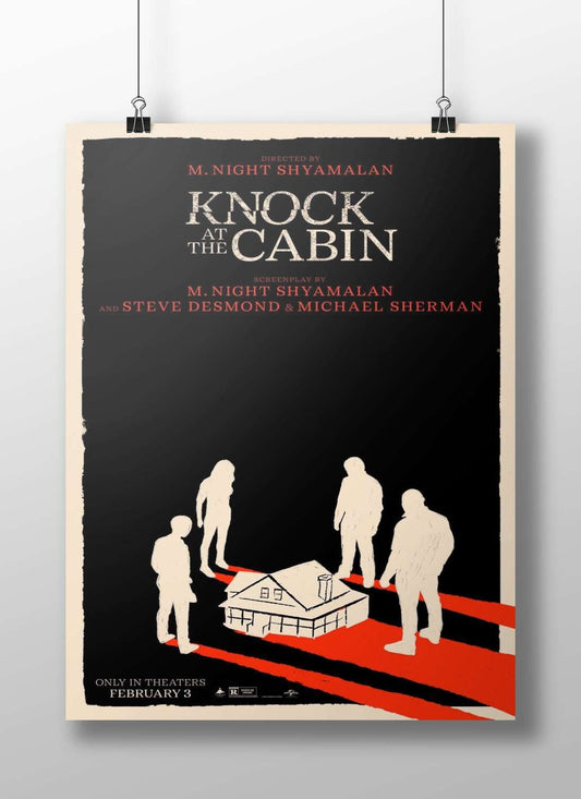 Knock at the Cabin Main Subject: Knock at the Cabin Matte BoizzBoard rigid print — Art wall art India | PosterBoizz