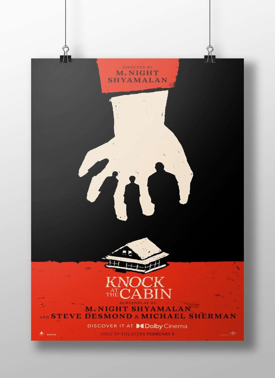 Knock at the Cabin (movie) Main Subject: Knock at the Cabin (movie) Matte BoizzBoard rigid print — Bollywood wall art India