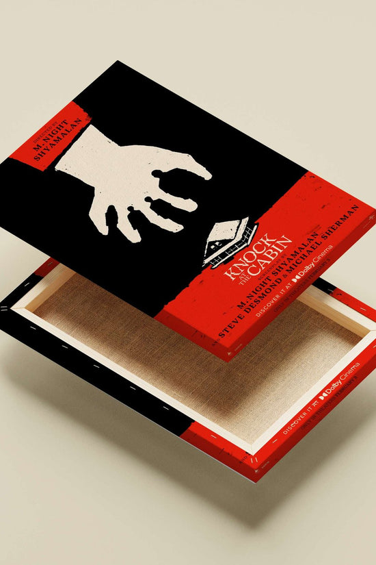 Knock at the Cabin (movie) Main Subject: Knock at the Cabin (movie) Canvas wall art — Bollywood wall art India | PosterBoizz