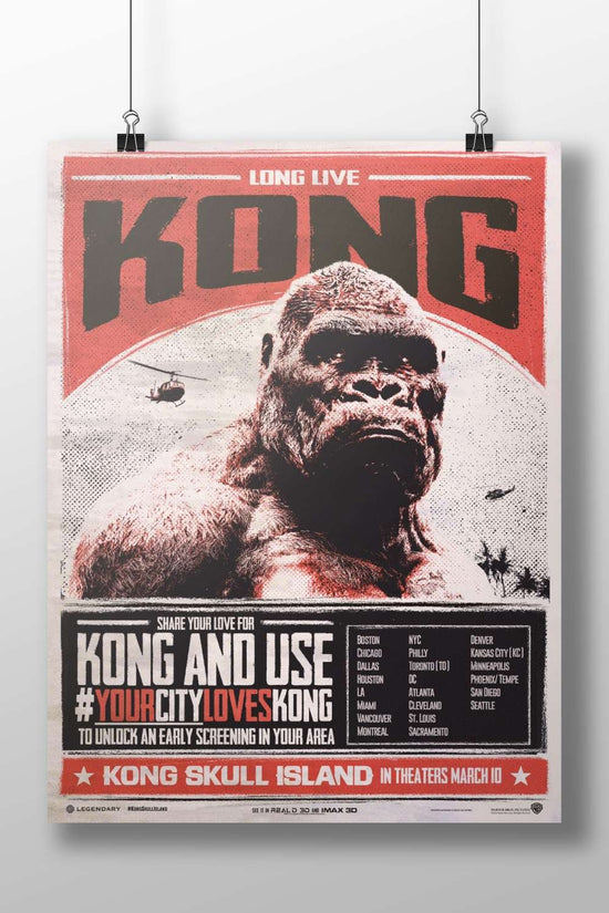 King Kong (from the "Kong: Skull Island" franchise) Main Subject: King Kong (from the "Kong: Skull Island" franchise) Matte