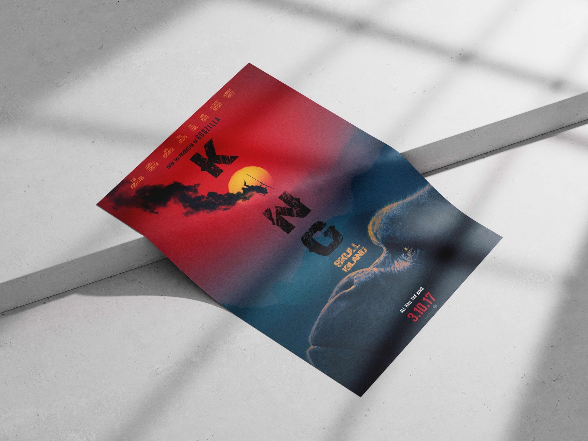 King Kong Main Subject: King Kong Matte poster print — Superhero wall art India | PosterBoizz