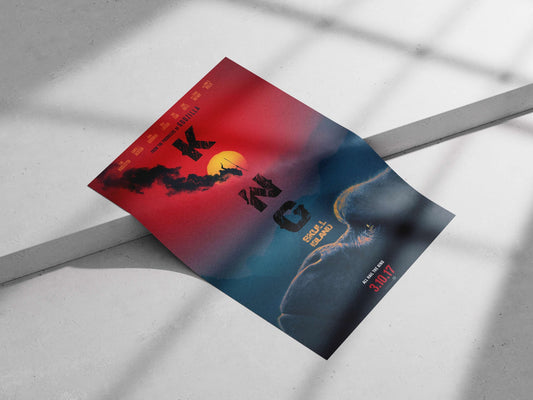 King Kong Main Subject: King Kong Matte poster print — Superhero wall art India | PosterBoizz