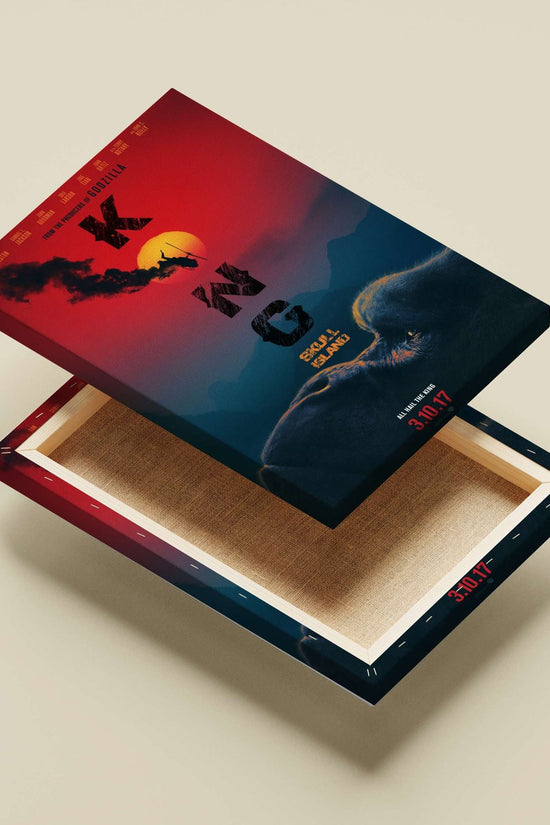King Kong Main Subject: King Kong Canvas wall art — Superhero wall art India | PosterBoizz