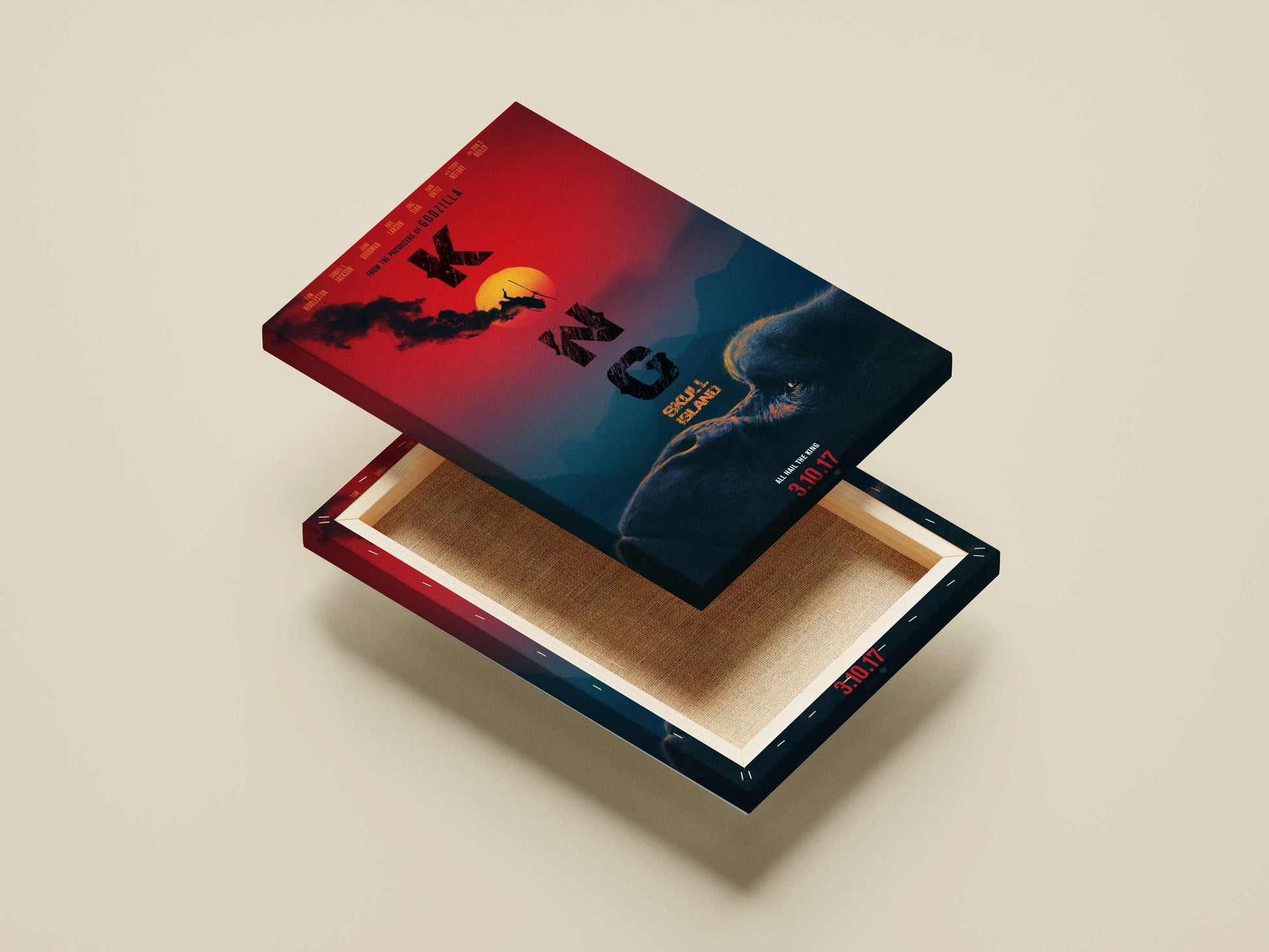 King Kong Main Subject: King Kong Canvas wall art — Superhero wall art India | PosterBoizz
