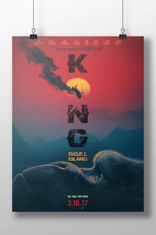 King Kong Main Subject: King Kong Matte BoizzBoard rigid print — Superhero wall art India | PosterBoizz