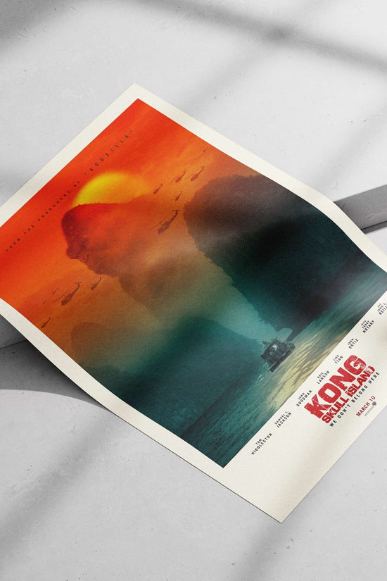 King Kong from the Kong: Skull Island franchise Main Subject: King Kong from the Kong: Skull Island franchise Matte poster