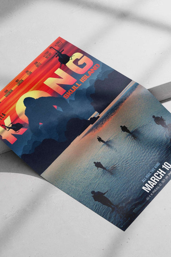 Kong (from King Kong franchise) and Skull Island (as per the title "KONG SKULL ISLAND") Main Subject: Kong (from King Kong