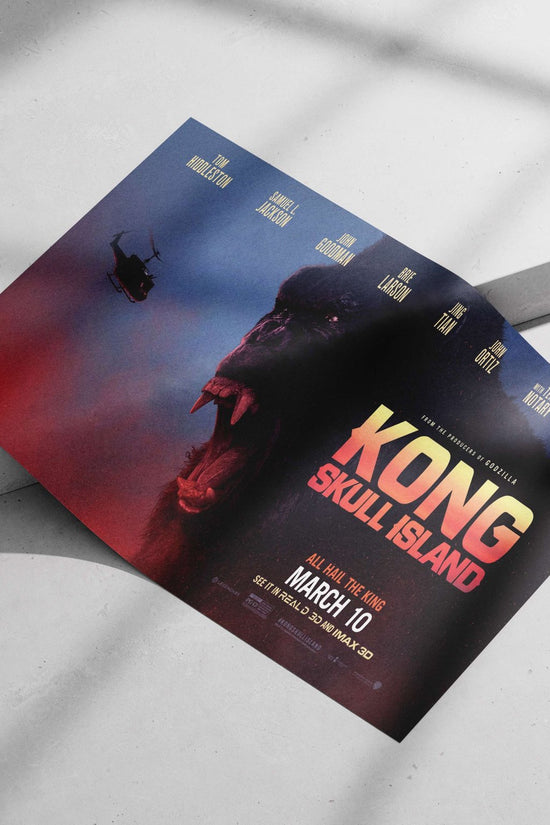 King Kong (from the Kong franchise) Main Subject: King Kong (from the Kong franchise) Matte poster print — Superhero wall