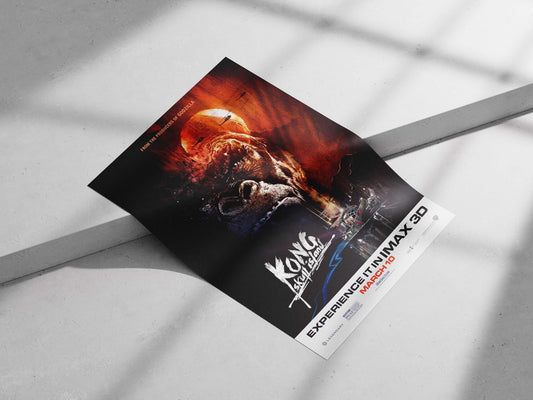 King Kong from "Kong: Skull Island" Main Subject: King Kong from "Kong: Skull Island" Matte poster print — Superhero wall