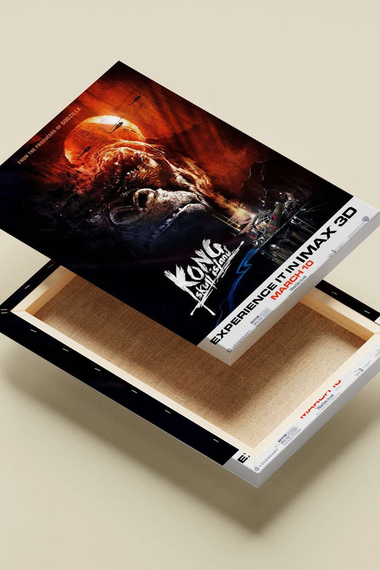 King Kong from "Kong: Skull Island" Main Subject: King Kong from "Kong: Skull Island" Canvas wall art — Superhero wall art