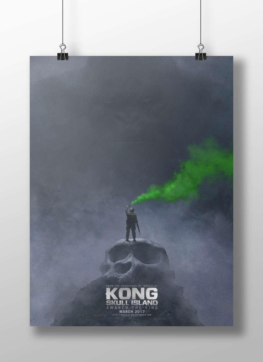 Kong: Skull Island (film) Main Subject: Kong: Skull Island (film) Matte BoizzBoard rigid print — Bollywood wall art India |