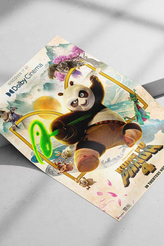Kung Fu Panda 4 (DreamWorks franchise) Main Subject: Kung Fu Panda 4 (DreamWorks franchise) Matte poster print — Anime wall