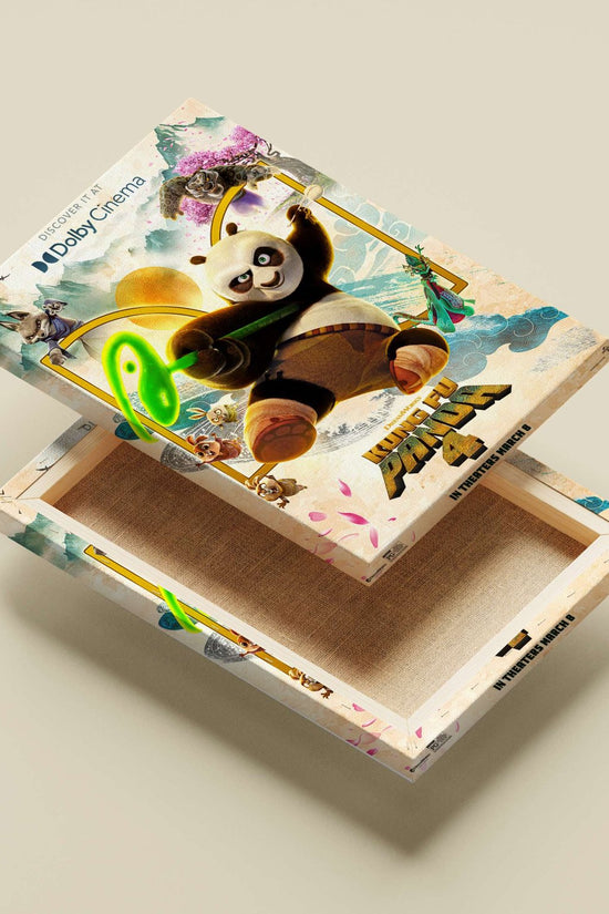 Kung Fu Panda 4 (DreamWorks franchise) Main Subject: Kung Fu Panda 4 (DreamWorks franchise) Canvas wall art — Anime wall art