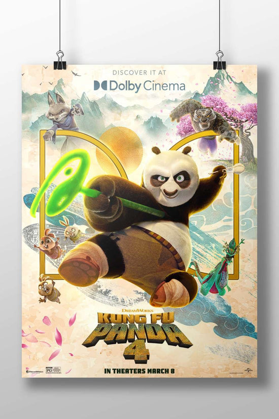 Kung Fu Panda 4 (DreamWorks franchise) Main Subject: Kung Fu Panda 4 (DreamWorks franchise) Matte BoizzBoard rigid print —