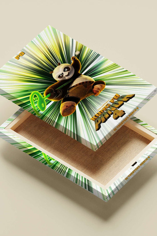 Po (Kung Fu Panda 4 franchise character) Main Subject: Po (Kung Fu Panda 4 franchise character) Canvas wall art — Anime wall