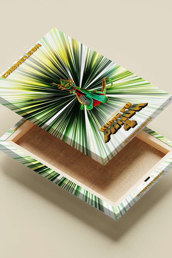Chameleon (from Kung Fu Panda 4) Main Subject: Chameleon (from Kung Fu Panda 4) Canvas wall art — Superhero wall art India |