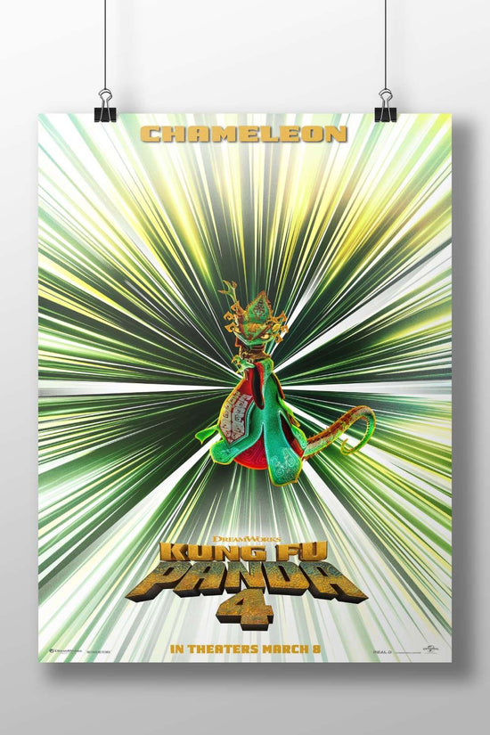 Chameleon (from Kung Fu Panda 4) Main Subject: Chameleon (from Kung Fu Panda 4) Matte BoizzBoard rigid print — Superhero