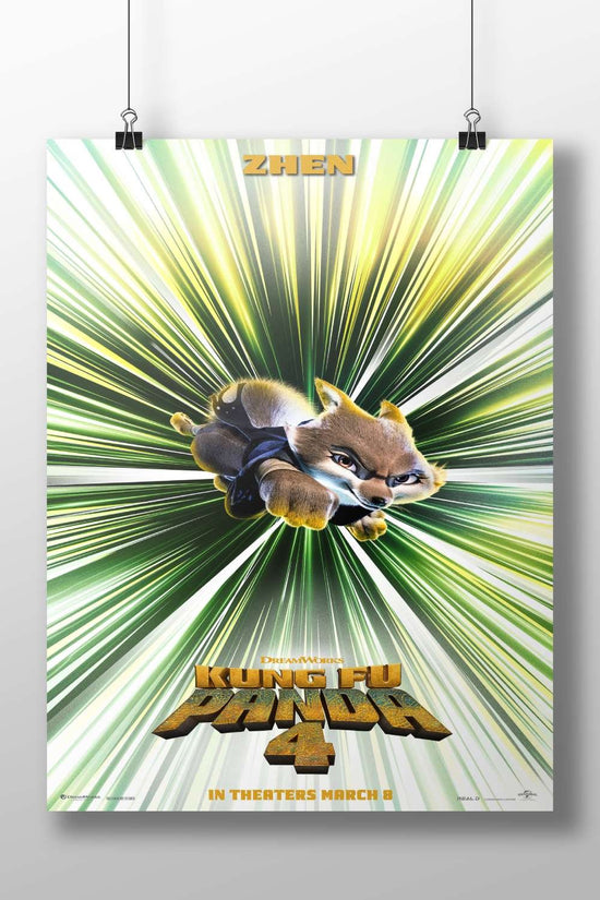 Zhen (character from Kung Fu Panda 4) Main Subject: Zhen (character from Kung Fu Panda 4) Matte BoizzBoard rigid print —