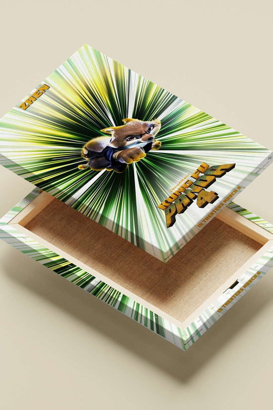 Zhen (character from Kung Fu Panda 4) Main Subject: Zhen (character from Kung Fu Panda 4) Canvas wall art — Anime wall art