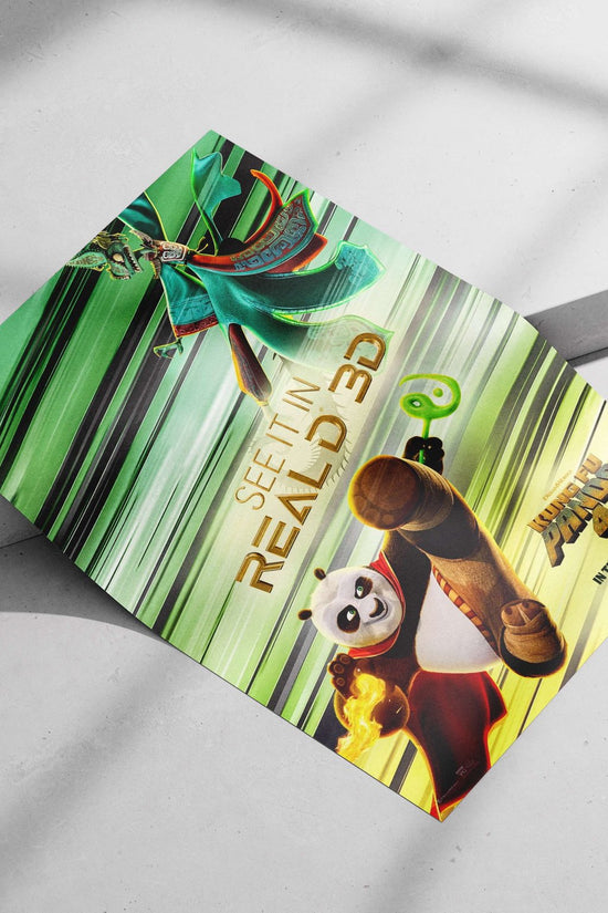 Po from Kung Fu Panda 4 Main Subject: Po from Kung Fu Panda 4 Matte poster print — Anime wall art India | PosterBoizz