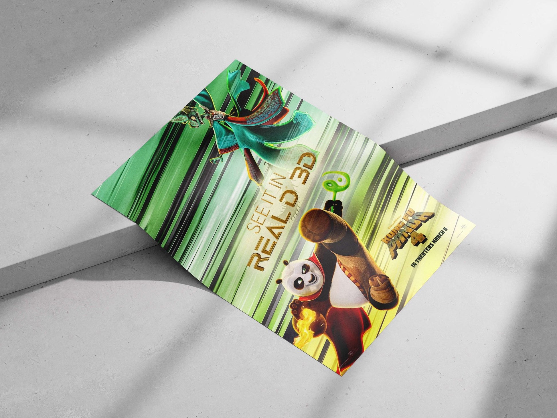 Po from Kung Fu Panda 4 Main Subject: Po from Kung Fu Panda 4 Matte poster print — Anime wall art India | PosterBoizz