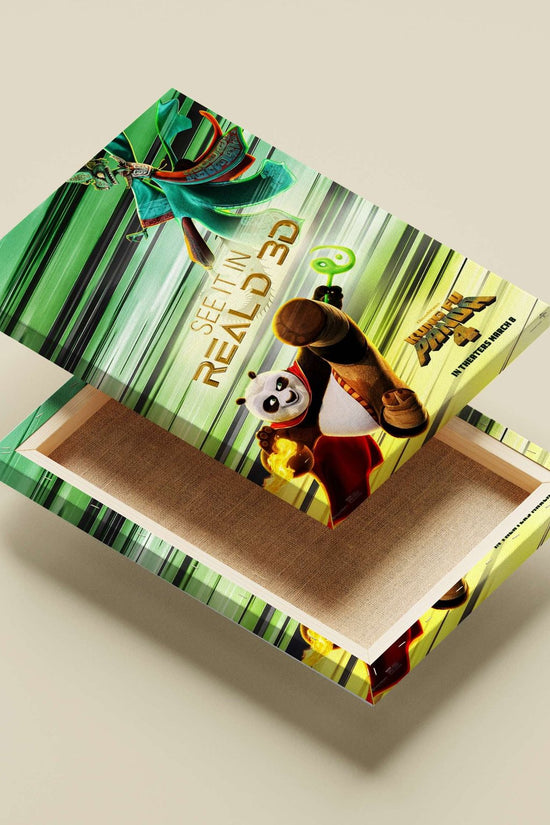 Po from Kung Fu Panda 4 Main Subject: Po from Kung Fu Panda 4 Canvas wall art — Anime wall art India | PosterBoizz
