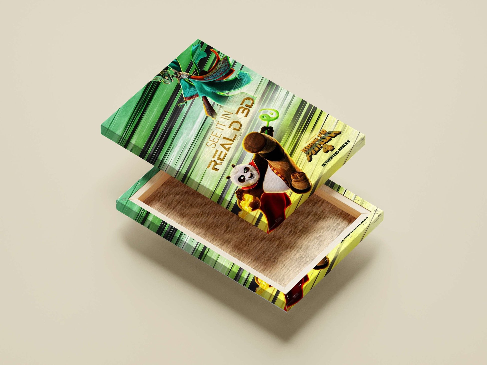 Po from Kung Fu Panda 4 Main Subject: Po from Kung Fu Panda 4 Canvas wall art — Anime wall art India | PosterBoizz