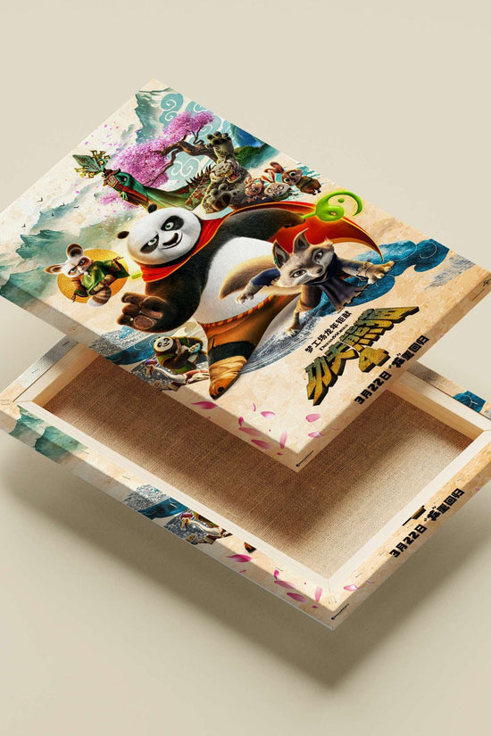 Kung Fu Panda 4 (DreamWorks Animation franchise) Main Subject: Kung Fu Panda 4 (DreamWorks Animation franchise) Canvas wall