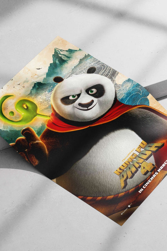 Po (the main character from the Kung Fu Panda 4 franchise, a DreamWorks Animation film) Main Subject: Po (the main character