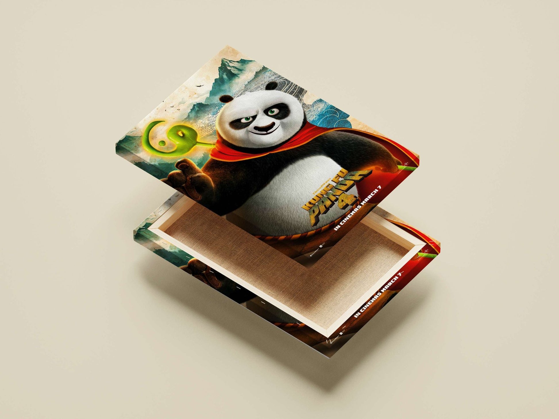 Po (the main character from the Kung Fu Panda 4 franchise, a DreamWorks Animation film) Main Subject: Po (the main character