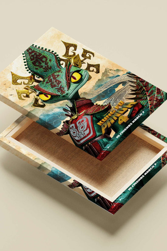 Dragon character from Kung Fu Panda 4 Main Subject: Dragon character from Kung Fu Panda 4 Canvas wall art — Anime wall art