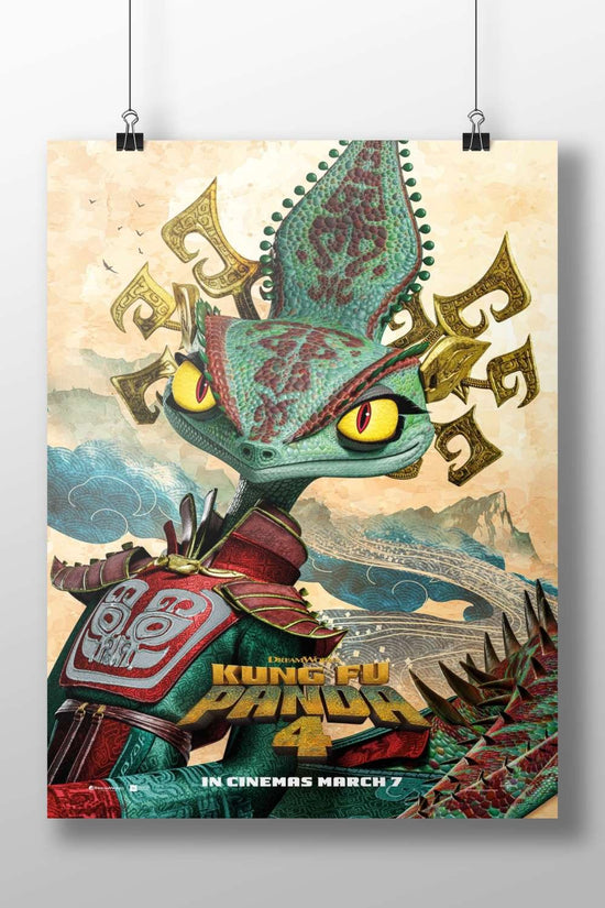 Dragon character from Kung Fu Panda 4 Main Subject: Dragon character from Kung Fu Panda 4 Matte BoizzBoard rigid print —
