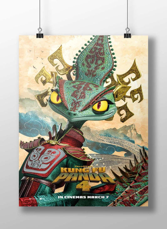 Dragon character from Kung Fu Panda 4 Main Subject: Dragon character from Kung Fu Panda 4 Matte BoizzBoard rigid print —