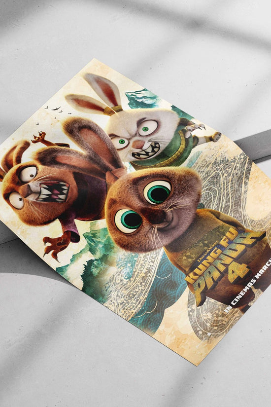 Rabbit characters from DreamWorks' Kung Fu Panda 4 Main Subject: Rabbit characters from DreamWorks' Kung Fu Panda 4 Matte