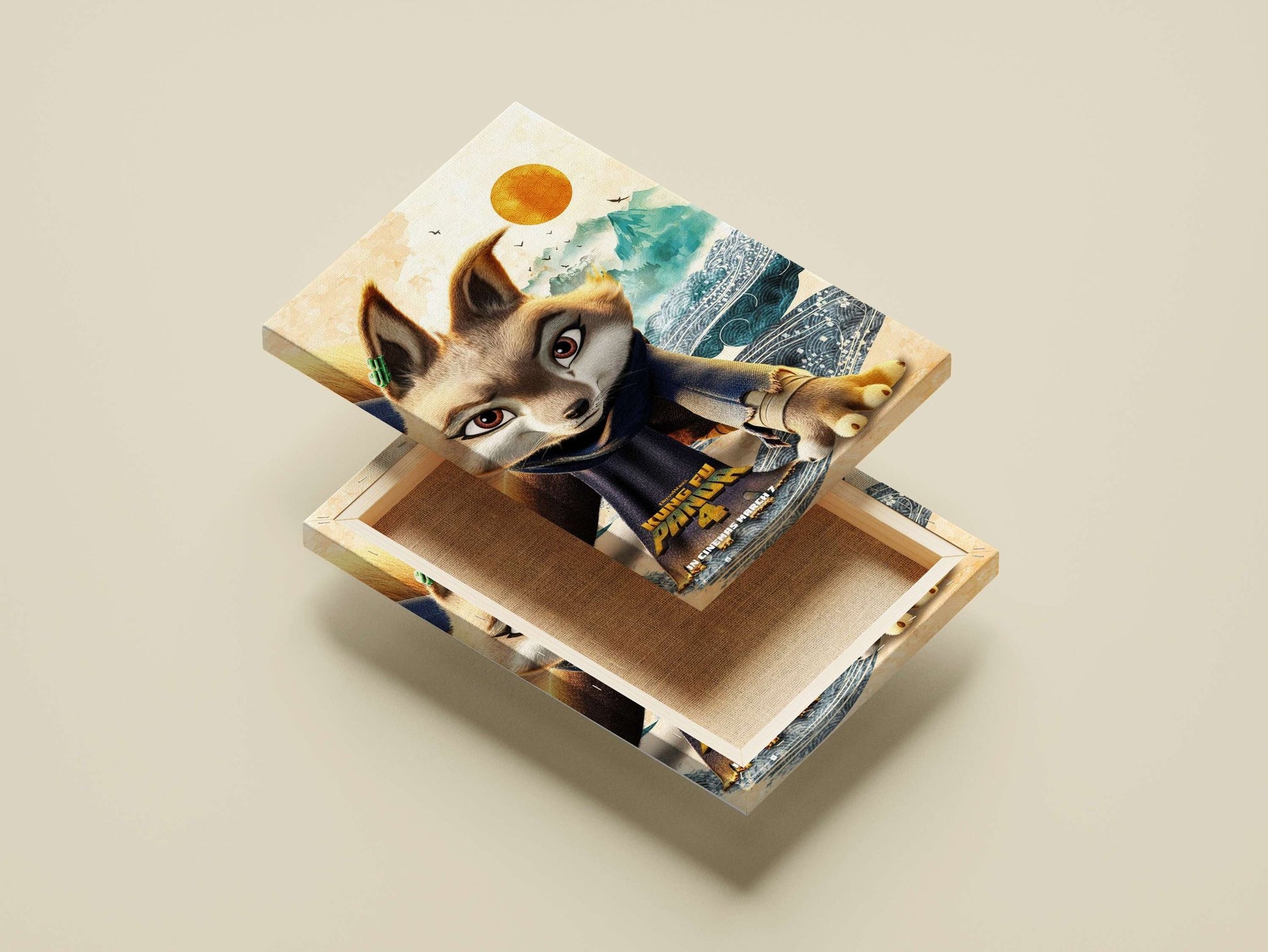 Fox character from Kung Fu Panda 4 Main Subject: Fox character from Kung Fu Panda 4 Canvas wall art — Anime wall art India |