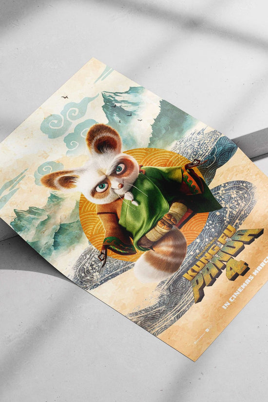 Kung Fu Panda 4 Main Subject: Kung Fu Panda 4 Matte poster print — Anime wall art India | PosterBoizz