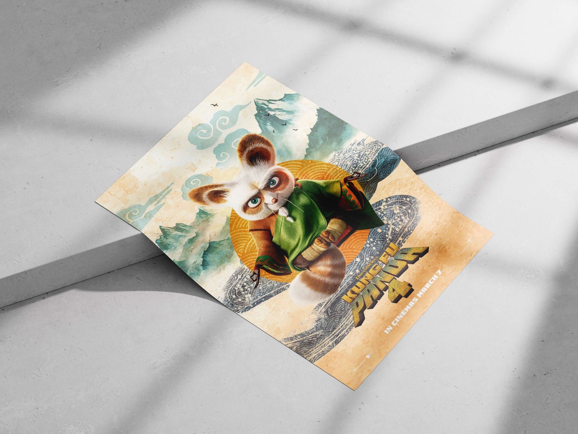 Kung Fu Panda 4 Main Subject: Kung Fu Panda 4 Matte poster print — Anime wall art India | PosterBoizz