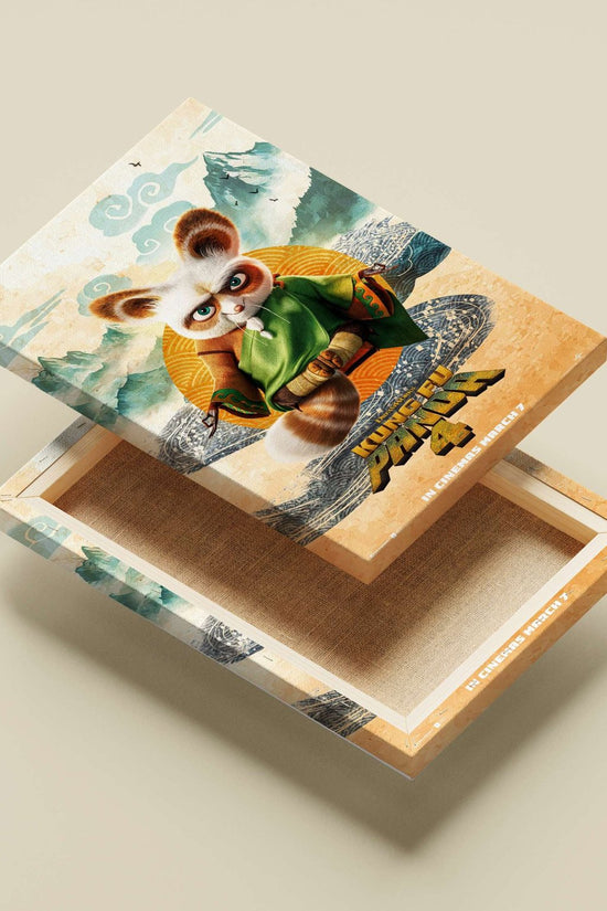Kung Fu Panda 4 Main Subject: Kung Fu Panda 4 Canvas wall art — Anime wall art India | PosterBoizz