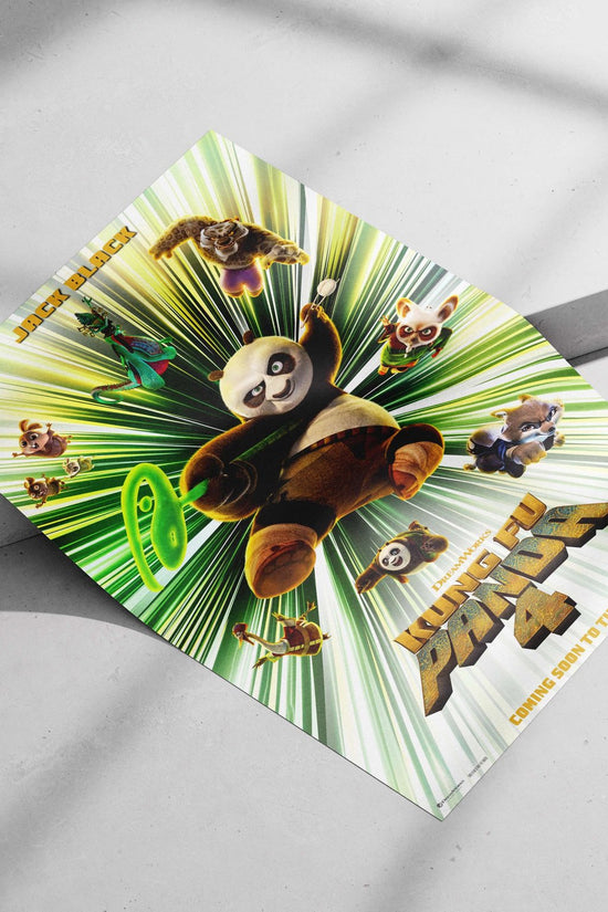 Kung Fu Panda 4 Main Subject: Kung Fu Panda 4 Matte poster print — Anime wall art India | PosterBoizz