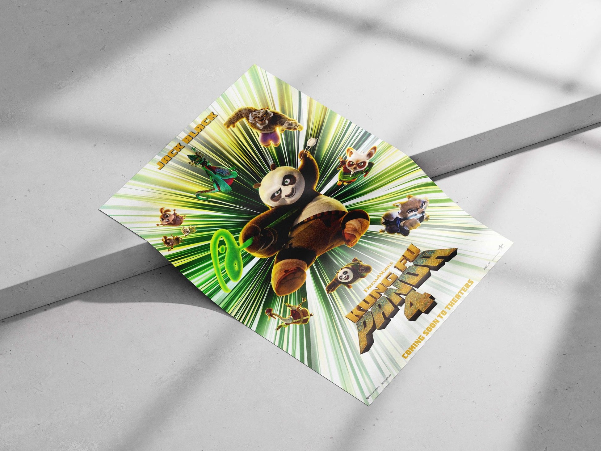 Kung Fu Panda 4 Main Subject: Kung Fu Panda 4 Matte poster print — Anime wall art India | PosterBoizz