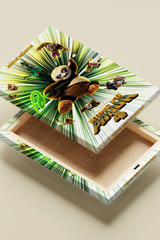 Kung Fu Panda 4 Main Subject: Kung Fu Panda 4 Canvas wall art — Anime wall art India | PosterBoizz