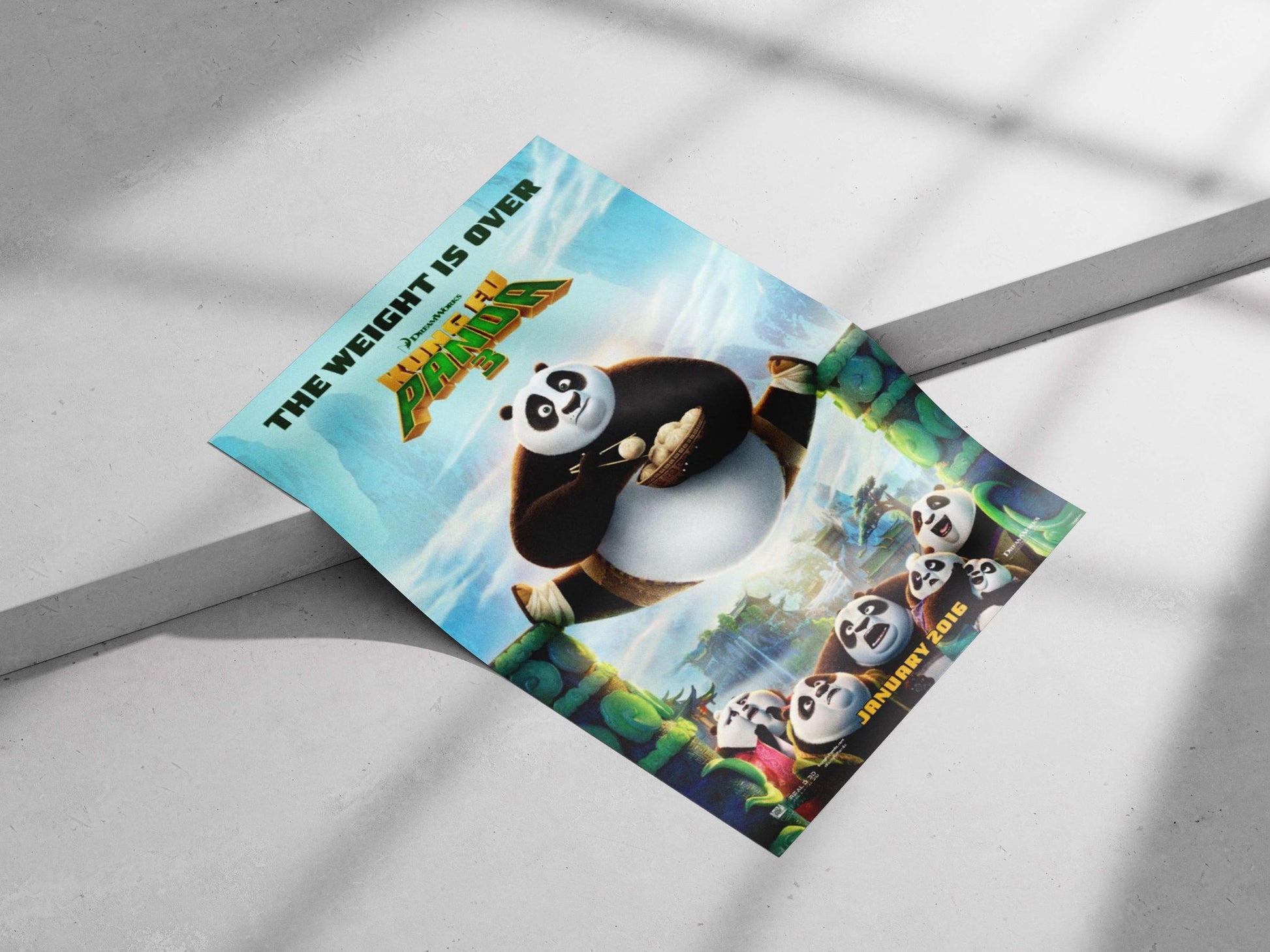 Po from Kung Fu Panda 3 Main Subject: Po from Kung Fu Panda 3 Matte poster print — Anime wall art India | PosterBoizz