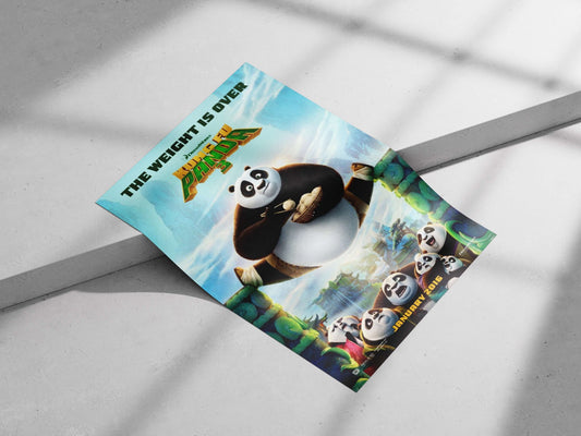 Po from Kung Fu Panda 3 Main Subject: Po from Kung Fu Panda 3 Matte poster print — Anime wall art India | PosterBoizz