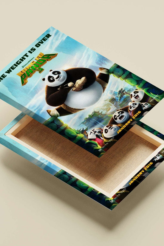 Po from Kung Fu Panda 3 Main Subject: Po from Kung Fu Panda 3 Canvas wall art — Anime wall art India | PosterBoizz