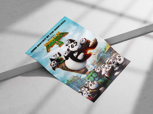 Kung Fu Panda 3 (DreamWorks franchise, specifically the character Po and pandas from the film) Main Subject: Kung Fu Panda 3