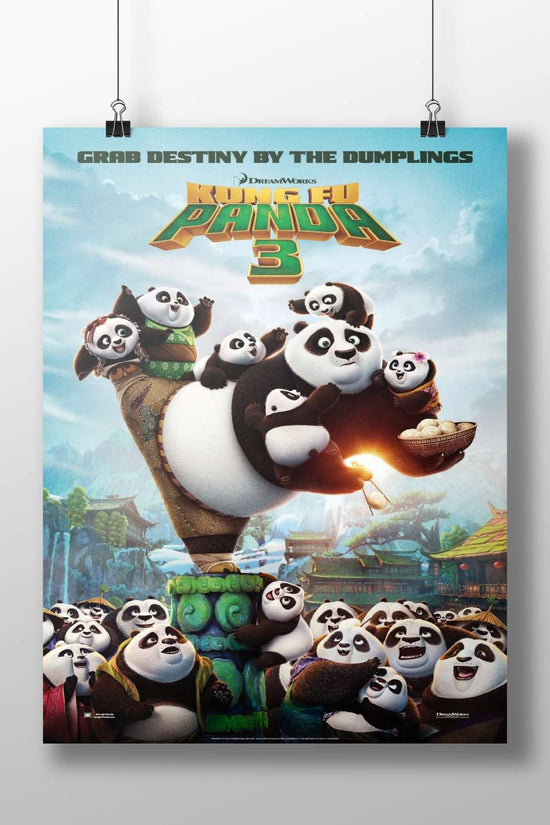 Kung Fu Panda 3 (DreamWorks franchise, specifically the character Po and pandas from the film) Main Subject: Kung Fu Panda 3