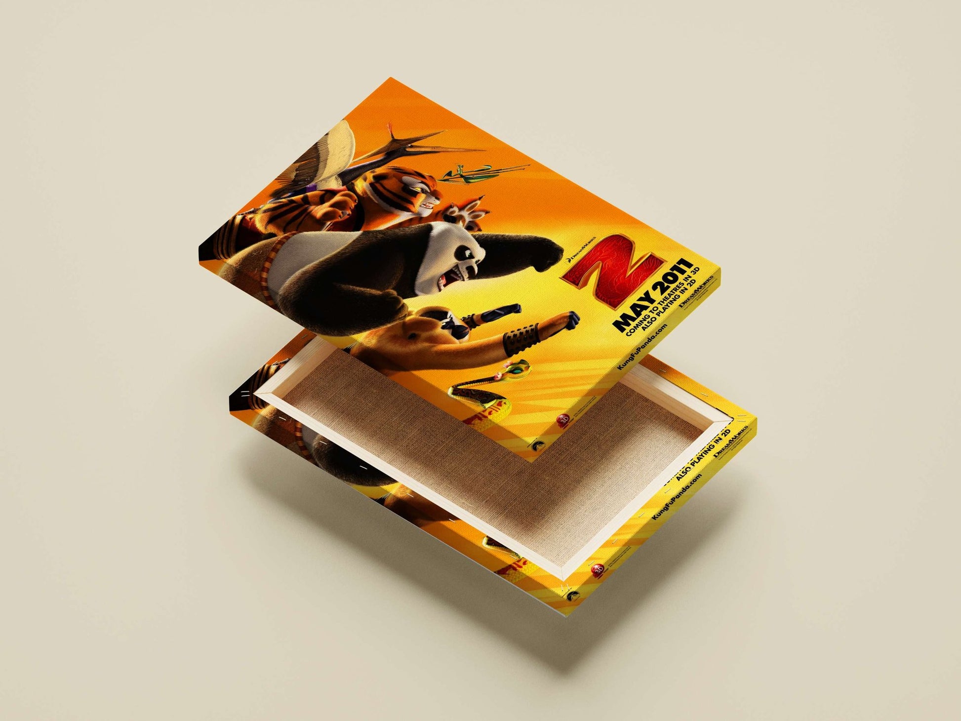 Kung Fu Panda 2 Main Subject: Kung Fu Panda 2 Canvas wall art — Anime wall art India | PosterBoizz